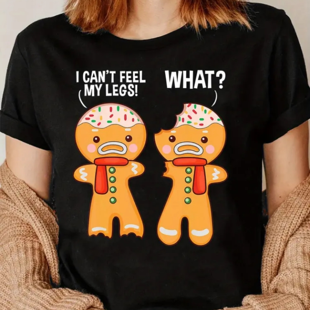 •Gingerbread• New Gingerbread Graphic Funny Holiday T-shirt